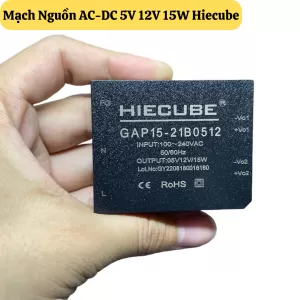 Mạch Nguồn AC-DC 5V 12V 15W Hiecube GAP15-21B0512